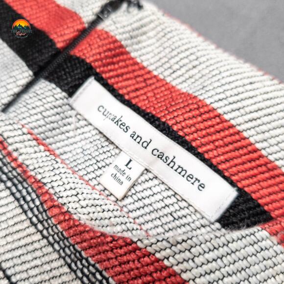 Cupcakes And Cashmere 'Olvera' Mini Dress Multicolor Striped Women's Size Large - Picture 6 of 8